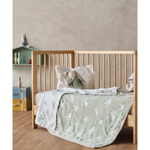 Κουβέρτα Fleece Κούνιας Kentia Pictor 100x140