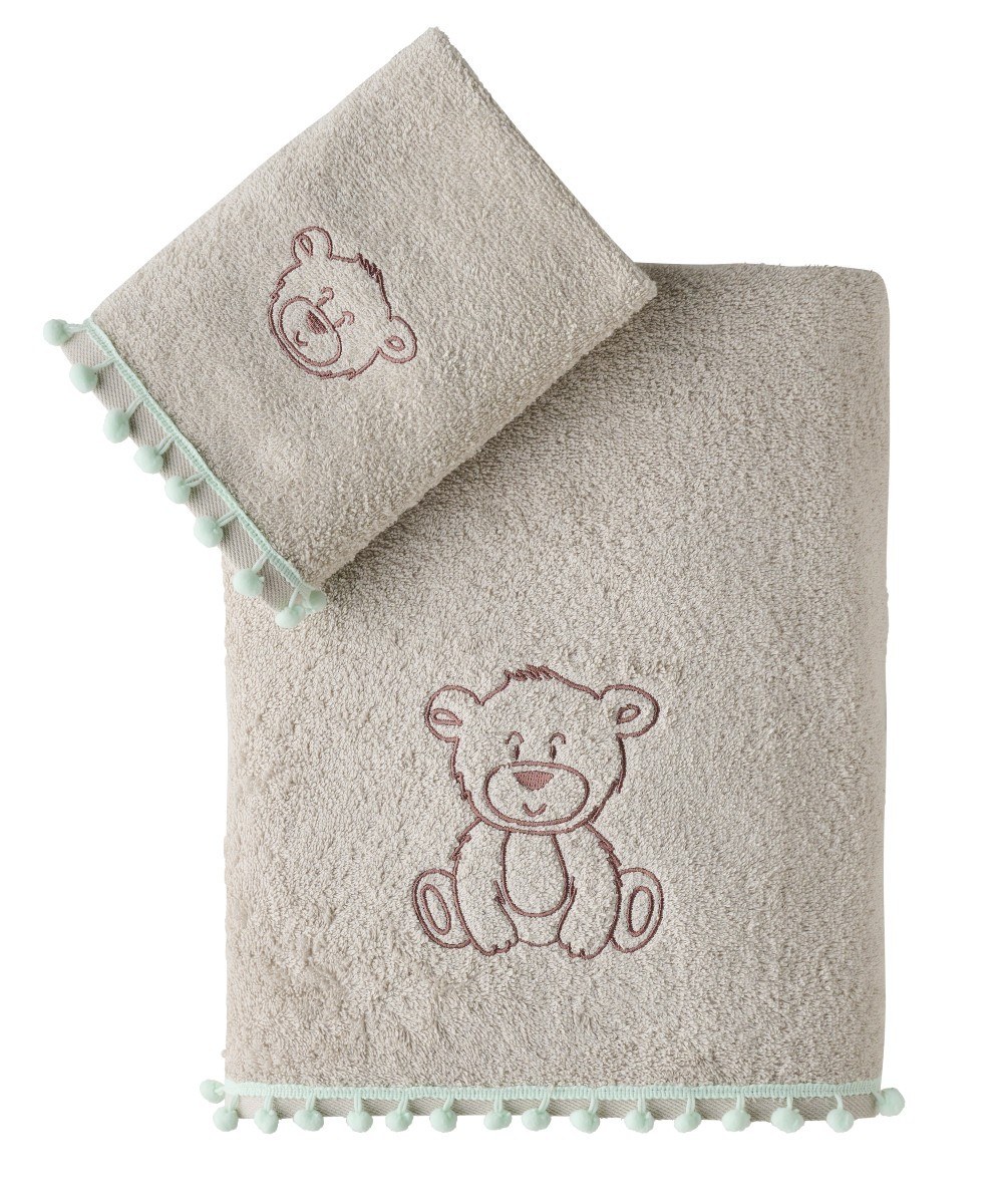 Σετ Βρεφικές Πετσέτες 2 Τεμαχίων Kentia Poope 70x125