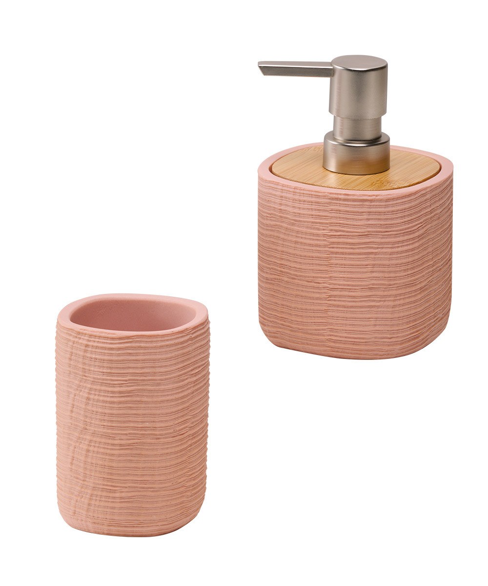 Σετ Δοχείο Κρεμοσάπουνου & Ποτήρι Μπάνιου Kentia Spirit 247