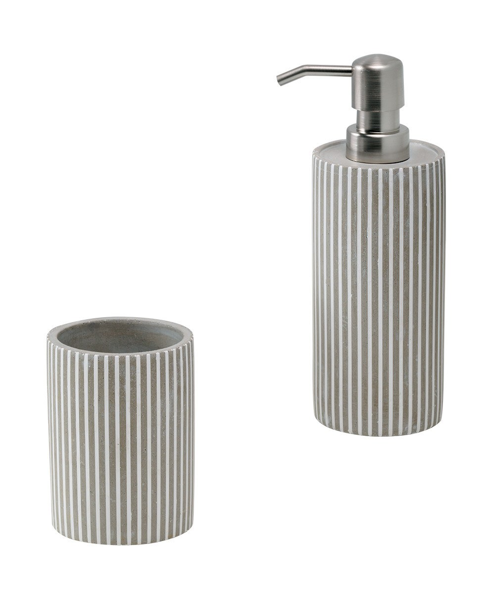 Σετ Δοχείο Κρεμοσάπουνου & Ποτήρι Μπάνιου Kentia Spirit 248