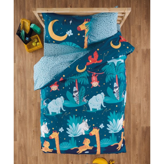 Σετ Παιδική Παπλωματοθήκη Μονή 2 Τεμαχίων Kentia Tipu...