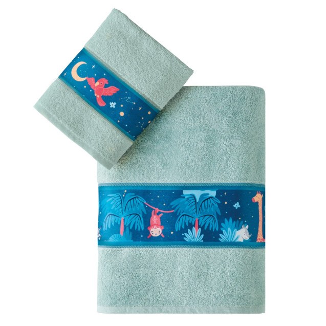 Σετ Παιδικές Πετσέτες 2 Τεμαχίων Kentia Tipu...