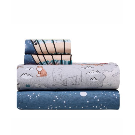 Σετ Παιδικά Σεντόνια Ημίδιπλα 3 Τεμαχίων Kentia Titus 190x270