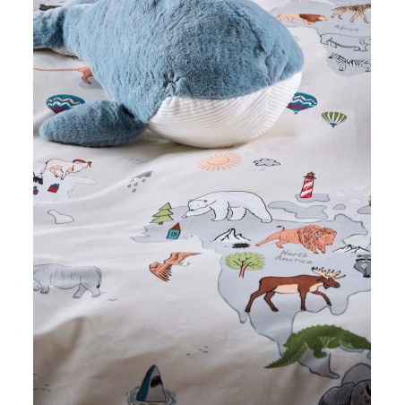 Σετ Παιδικά Σεντόνια Ημίδιπλα 3 Τεμαχίων Kentia Titus 190x270