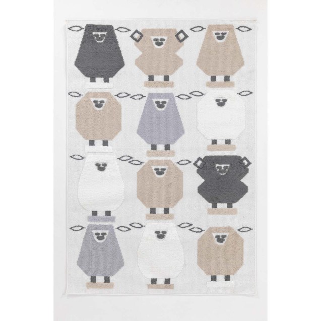 Παιδικό Χαλί Ezzo Piccolo D057A1A Cream 080x150