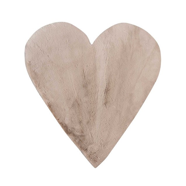 Παιδικό Χαλί Madi Bound Beige Heart 120x120