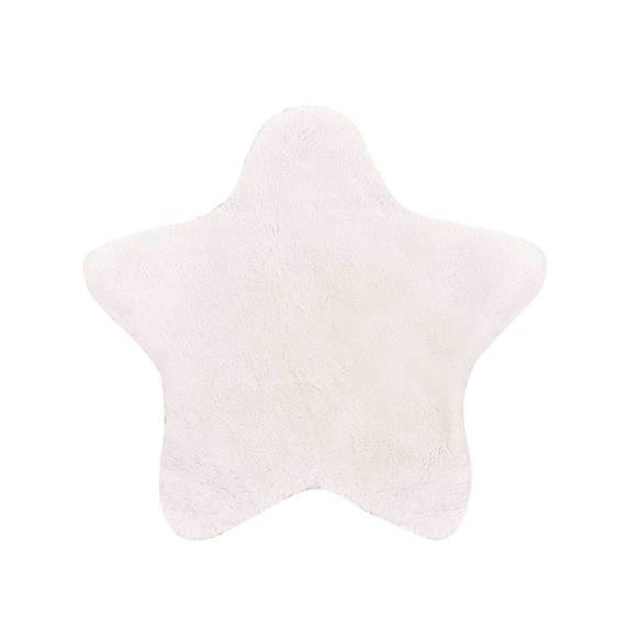 Παιδικό Χαλί Madi Bound White Star 120x120