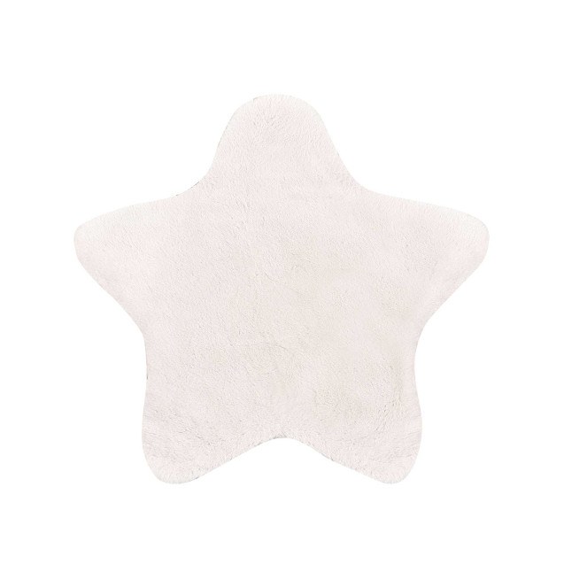 Παιδικό Χαλί Madi Bound White Star 160x160
