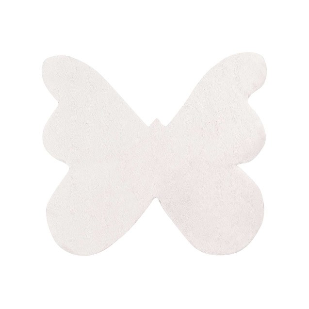 Παιδικό Χαλί Madi Bound White Butterfly 160x160