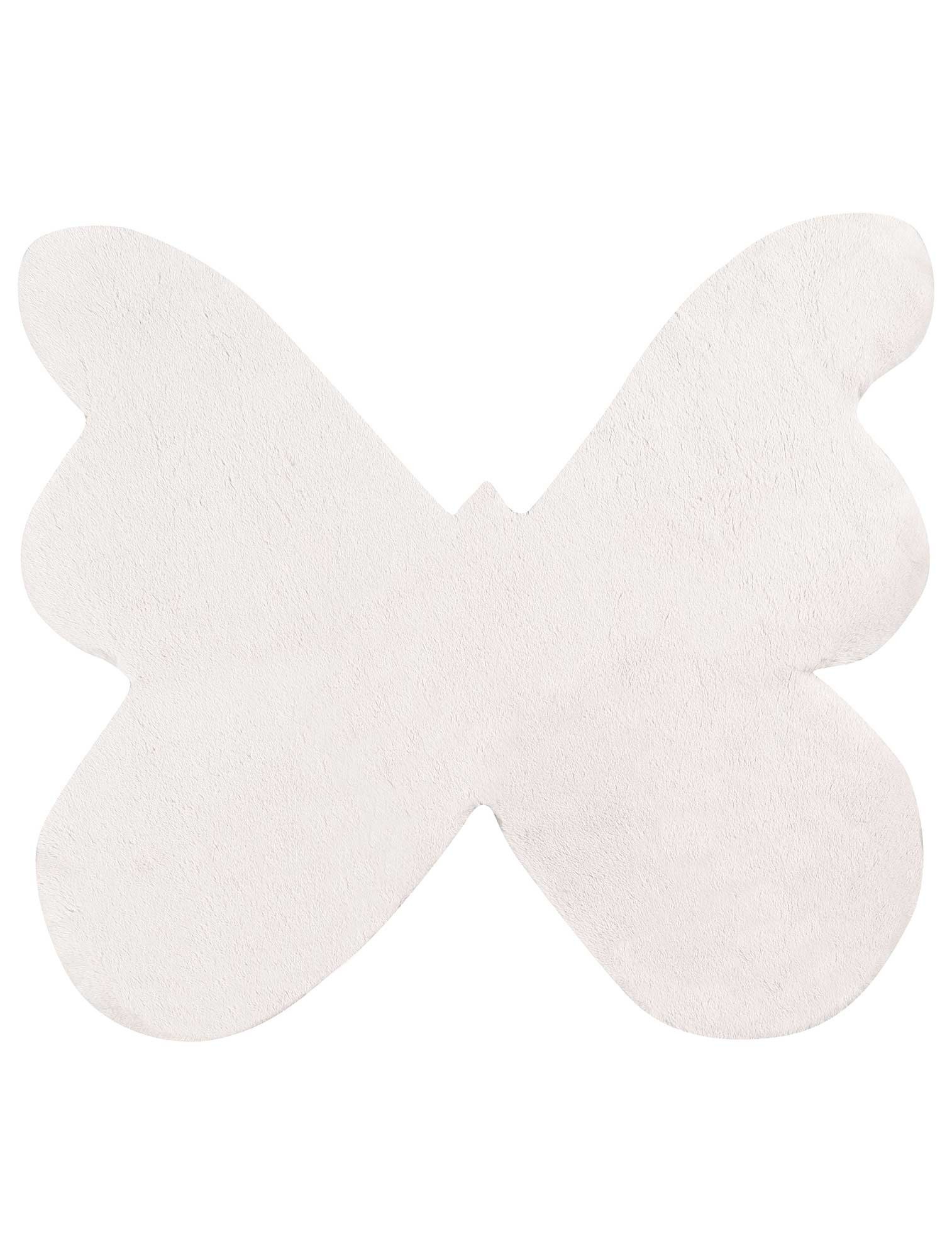 Παιδικό Χαλί Madi Bound White Butterfly 160x160