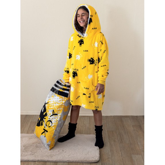 Κουβέρτα Fleece Με Sherpa Palamaiki COSITOS AEK 6-9