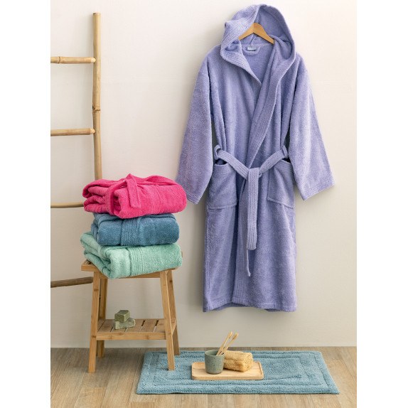 Μπουρνούζι με Κουκούλα Palamaiki Kids Bath JUNIOR FUCSHIA...