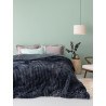 Κουβερτοπάπλωμα Υπέρδιπλο με Γούνα Sherpa Palamaiki 220x240 TIDI/2 GREY
