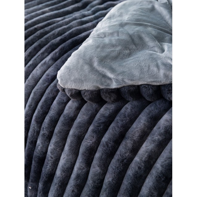 Κουβερτοπάπλωμα Υπέρδιπλο με Γούνα Sherpa...