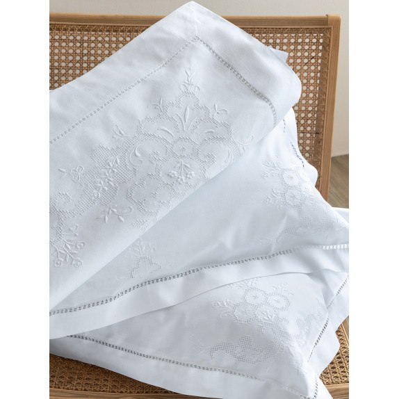 Σετ Νυφικά Σεντόνια 3 Τεμαχίων Palamaiki 225X270 Natali