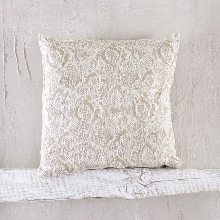 Μαξιλαροθήκη Διακόσμησης Rythmos Snake Εκρου 40x40