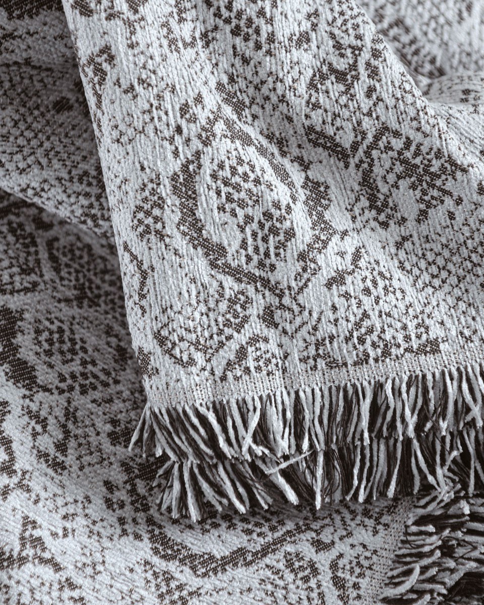 Ριχτάρι Πολυθρόνας Rythmos Snake Γκρι 180x160