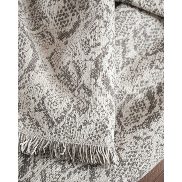 Ριχτάρι Τριθέσιου Rythmos Snake Μπεζ 180x280