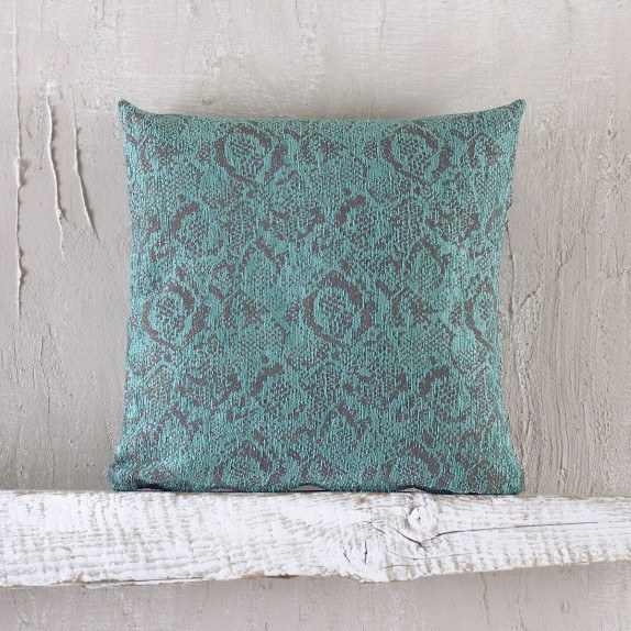 Μαξιλαροθήκη Διακόσμησης Rythmos Snake Πετρολ 40x40