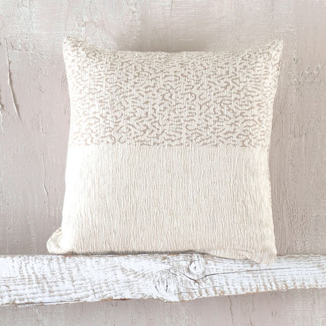 Μαξιλαροθήκη Διακόσμησης Rythmos Vivir Εκρου 40x40