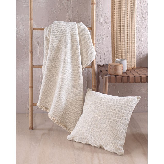 Μαξιλαροθήκη Διακόσμησης Rythmos Simplin Εκρου...