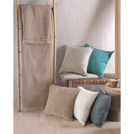 Μαξιλαροθήκη Διακόσμησης Rythmos Simplin Γκρι 40x40