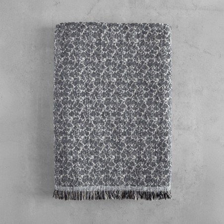 Μαξιλαροθήκη Διακόσμησης Rythmos Stefan Ανθρακι 40x40