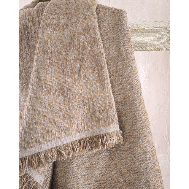 Μαξιλαροθήκη Διακόσμησης Rythmos Stefan Καφε 40x40