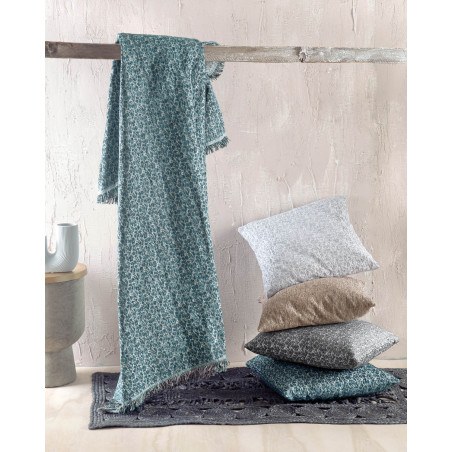 Μαξιλαροθήκη Διακόσμησης Rythmos Stefan Γκρι 40x40