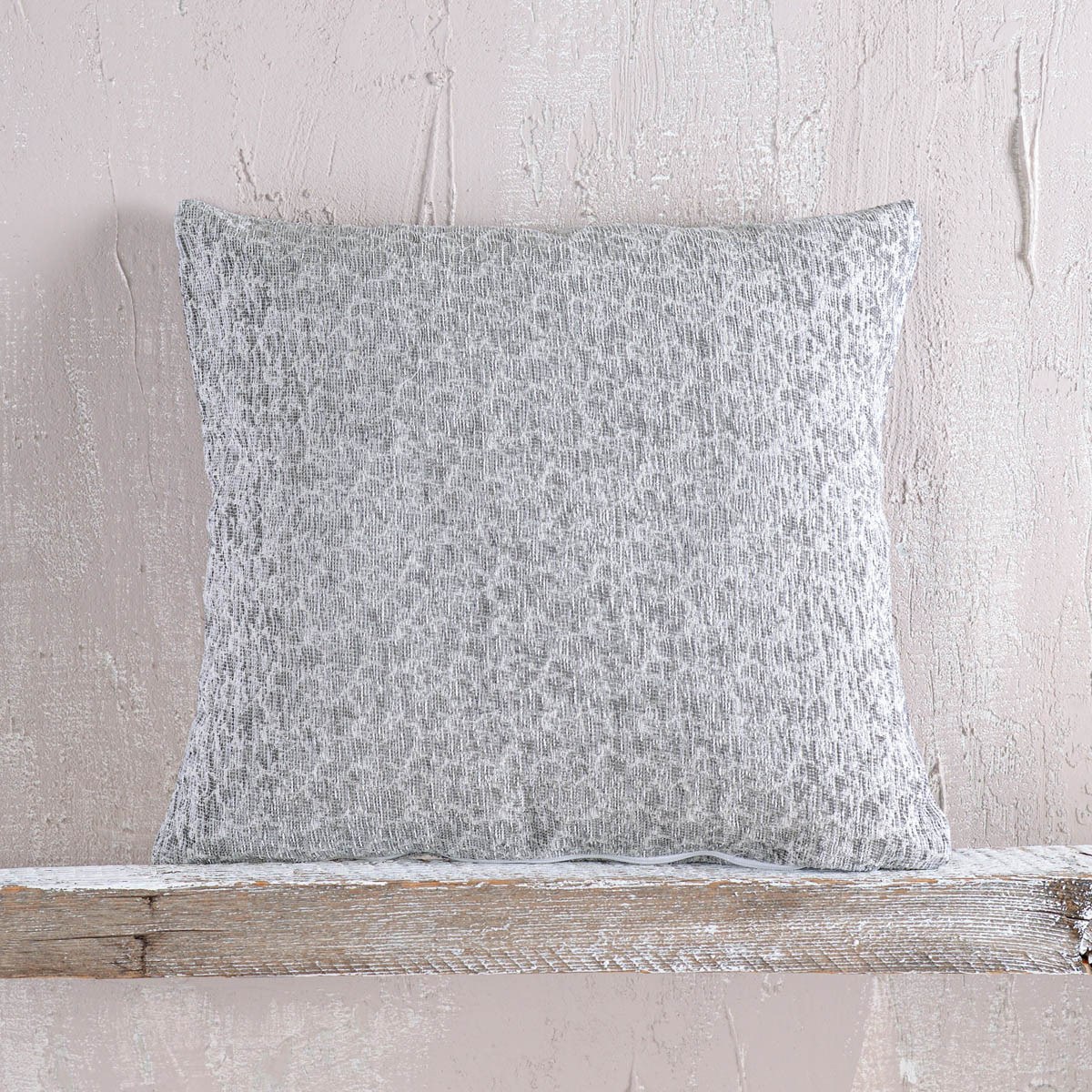 Μαξιλαροθήκη Διακόσμησης Rythmos Stefan Γκρι 40x40