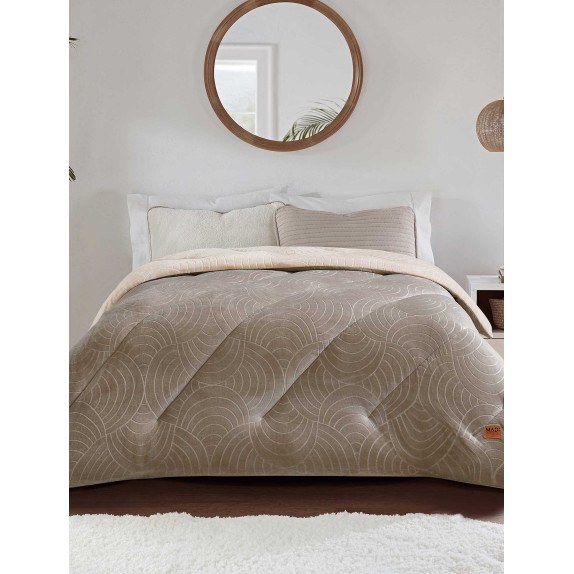 Κουβερτοπάπλωμα Μονό Madi Nocture Cream 160x220