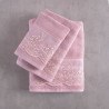 Σετ Πετσέτες 3 Τεμαχίων Rythmos Katherine Ροζ 30x50,50x90,80x150