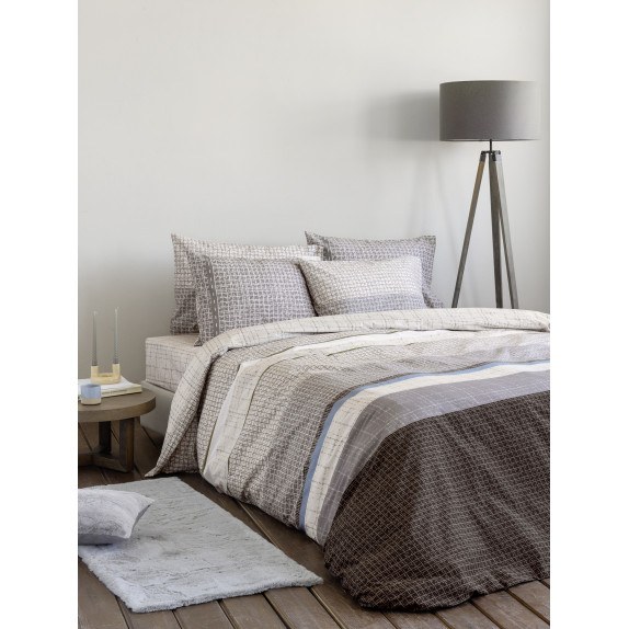 Σετ Παπλωματοθήκη Μονή 2 Τεμαχίων Nima Sharp 160x240