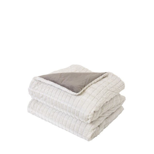 Κουβερτοπάπλωμα Μονό Nima Weave Cream 160x220