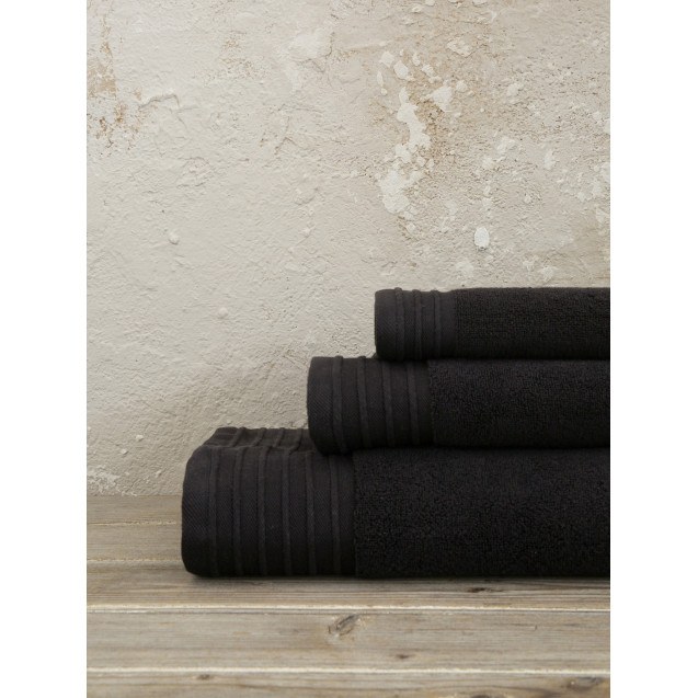 Πετσέτα Χεριών Nima Feel Fresh Total Black 40x60
