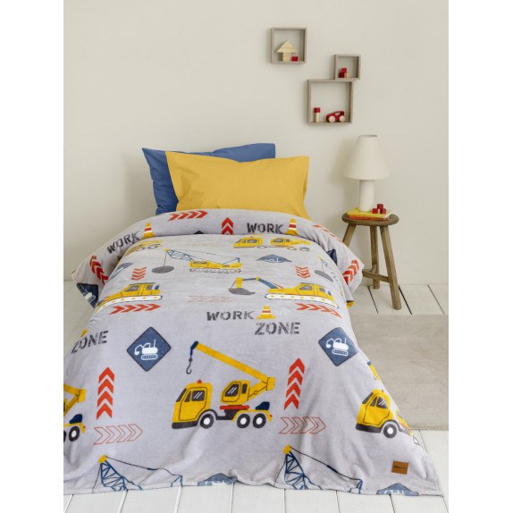 Κουβέρτα Μονή Nima Work Zone 150x220