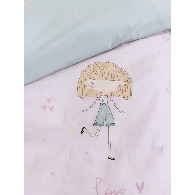 Σετ Παιδική Παπλωματοθήκη Μονή 2 Τεμαχίων Nima...