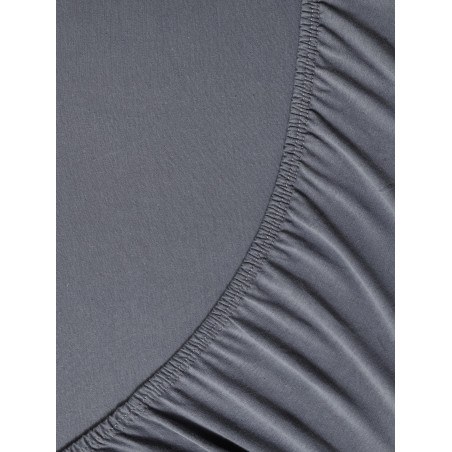 Σεντόνι King Size Jersey με Λάστιχο Nima Tender Dark Gray 180x200+40