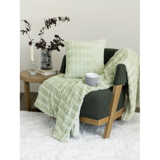 Κουβέρτα καναπέ Nima Weave Mint 130x170