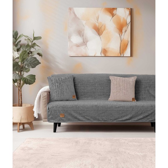 Ριχτάρι Διθέσιου Madi Savanna Grey 180x250