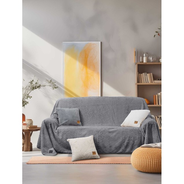 Ριχτάρι Διθέσιου Madi Trace Grey 180x250