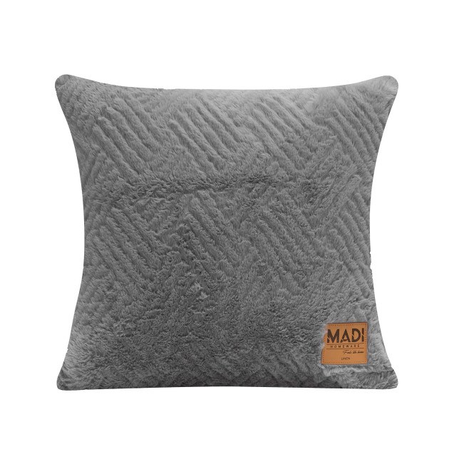 Διακοσμητική Μαξιλαροθήκη Madi Trace Grey 45x45