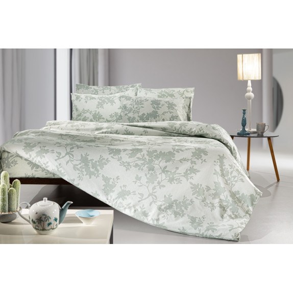 Παπλωματοθήκη Υπέρδιπλη Guy Laroche Christy Aqua Grey...