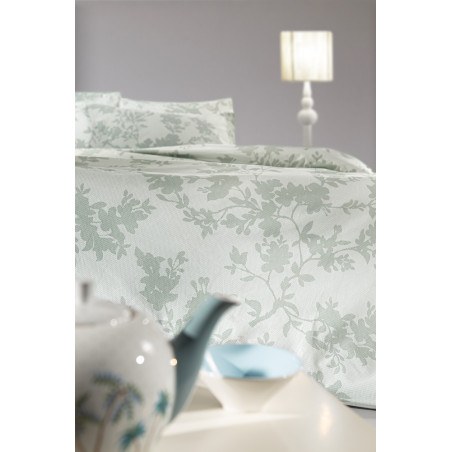 Παπλωματοθήκη Υπέρδιπλη Guy Laroche Christy Aqua Grey 225x245