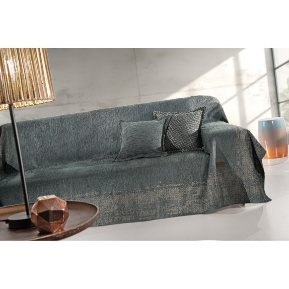 Ριχτάρι Πολυθρόνας Guy Laroche Perth Petrol 180x150