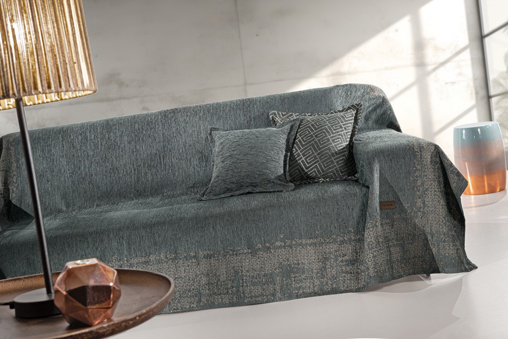 Ριχτάρι Πολυθρόνας Guy Laroche Perth Petrol 180x150