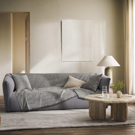 Ριχτάρι Διθέσιου Gofis Home Yrsa Cloud Grey 141/15 180x250