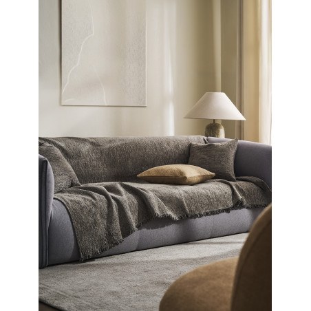 Ριχτάρι Τετραθέσιου Gofis Home Yrsa Greige 141/22 180x350