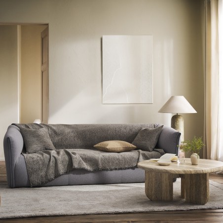 Ριχτάρι Τετραθέσιου Gofis Home Yrsa Greige 141/22 180x350