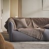 Ριχτάρι Πολυθρόνας Gofis Home Valkyrie Leather Brown 234/22 180x180